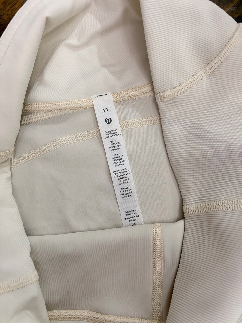 Lululemon Ribbed Contoured High Rise Shorts - Picture 4 of 5